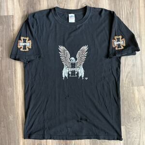 Vintage West Coast Choppers T-Shirt Men's Size L Eagle Native DRY ROT WEARABLE